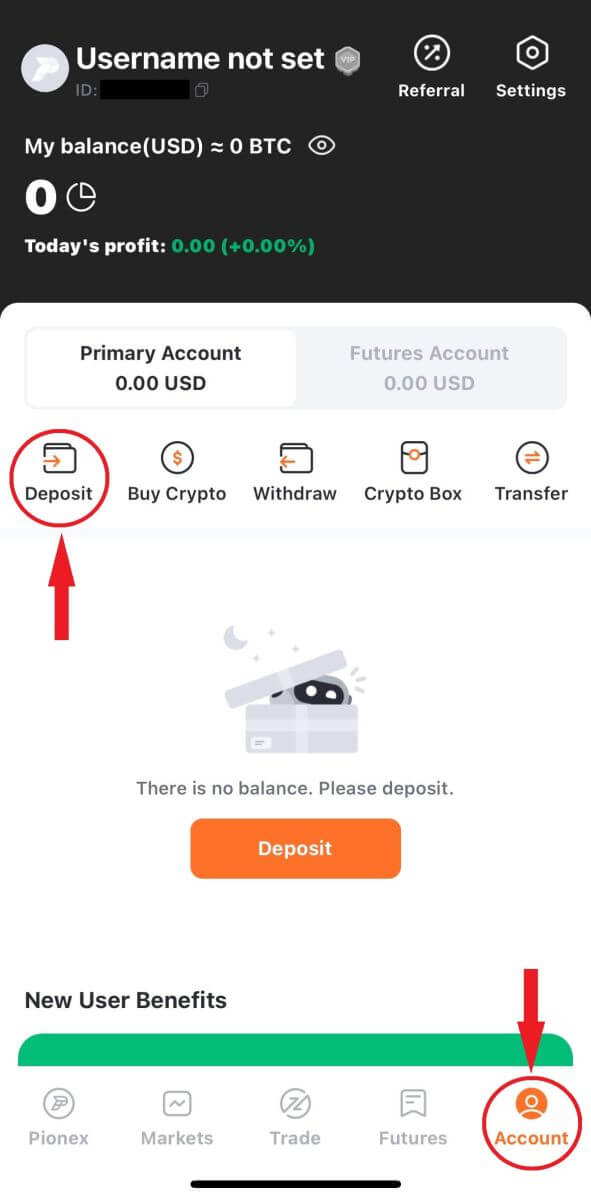 How to Open Account and Deposit into Pionex How to Open Account and Deposit into Pionex