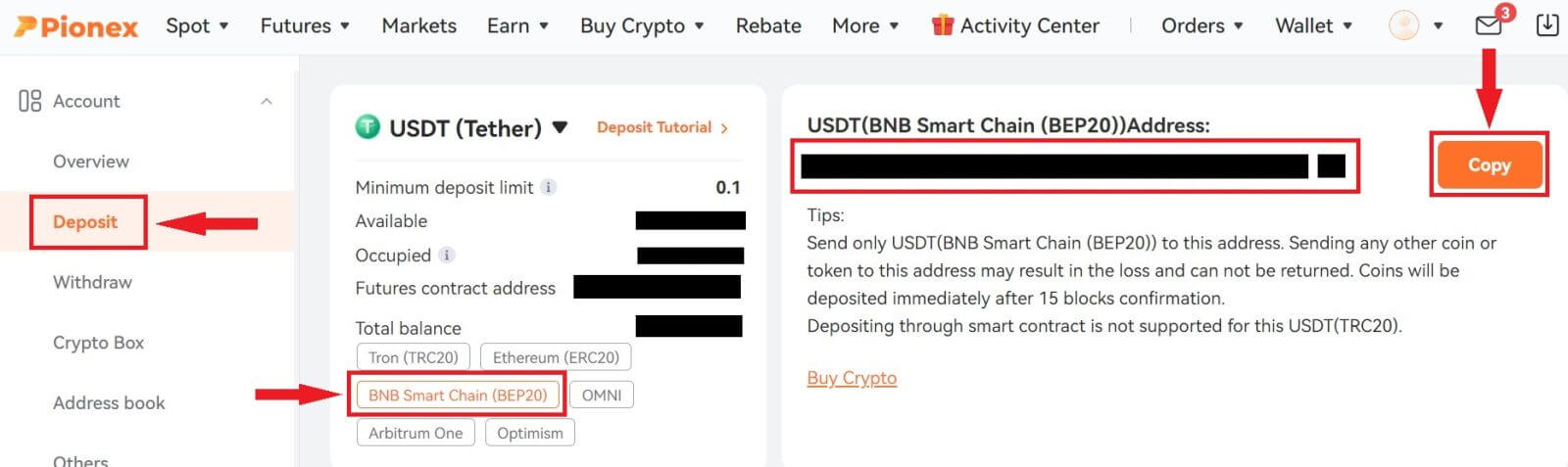 How to Open Account and Deposit into Pionex How to Open Account and Deposit into Pionex
