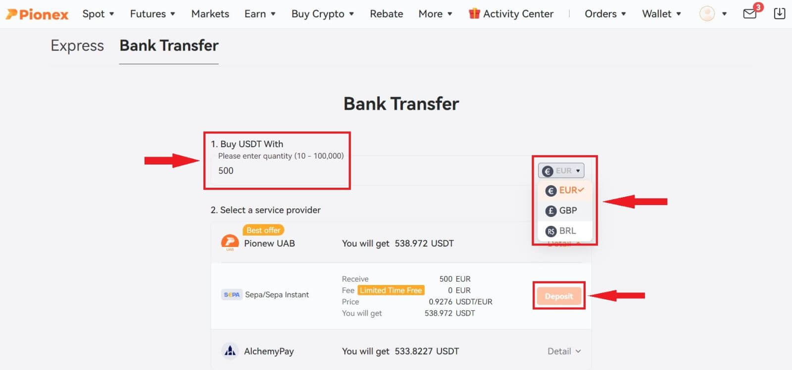 How to Open Account and Deposit into Pionex How to Open Account and Deposit into Pionex